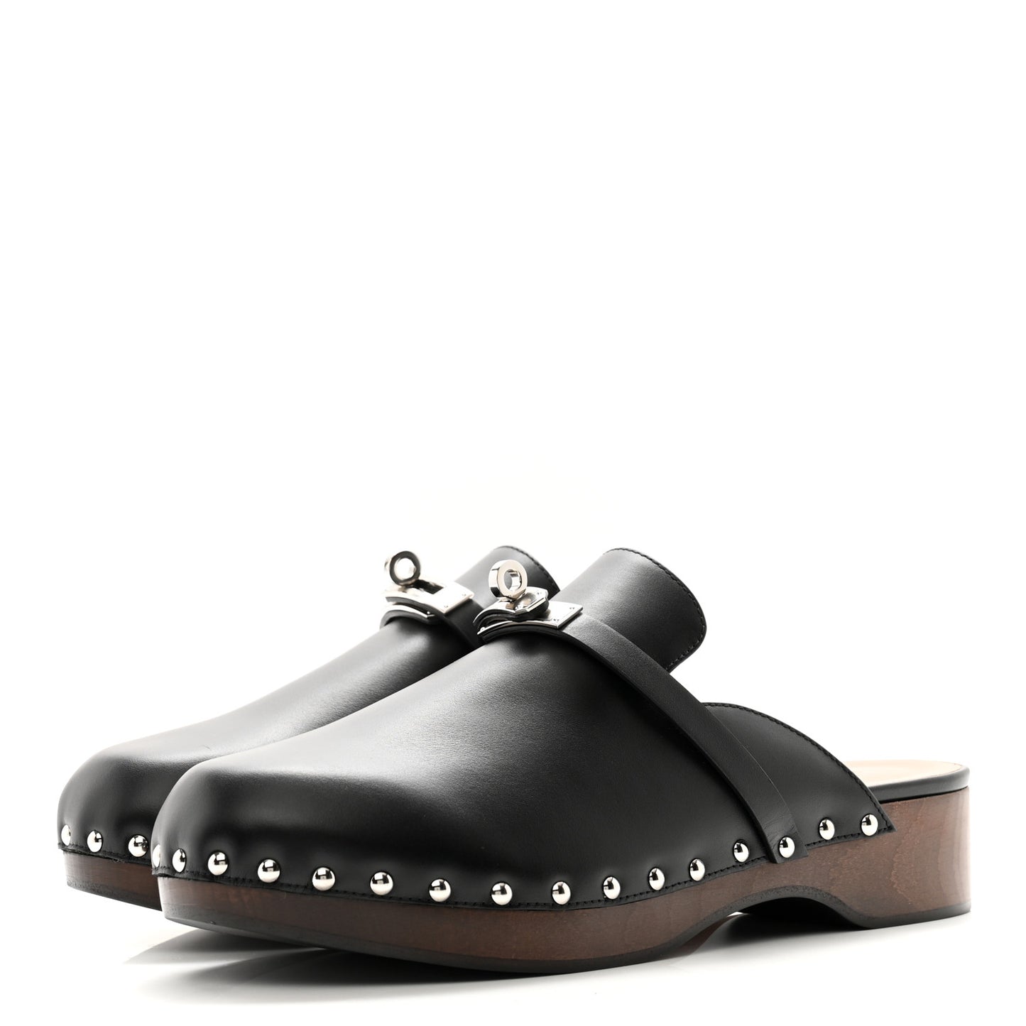 Calfskin Carlotta Mules 37 Black