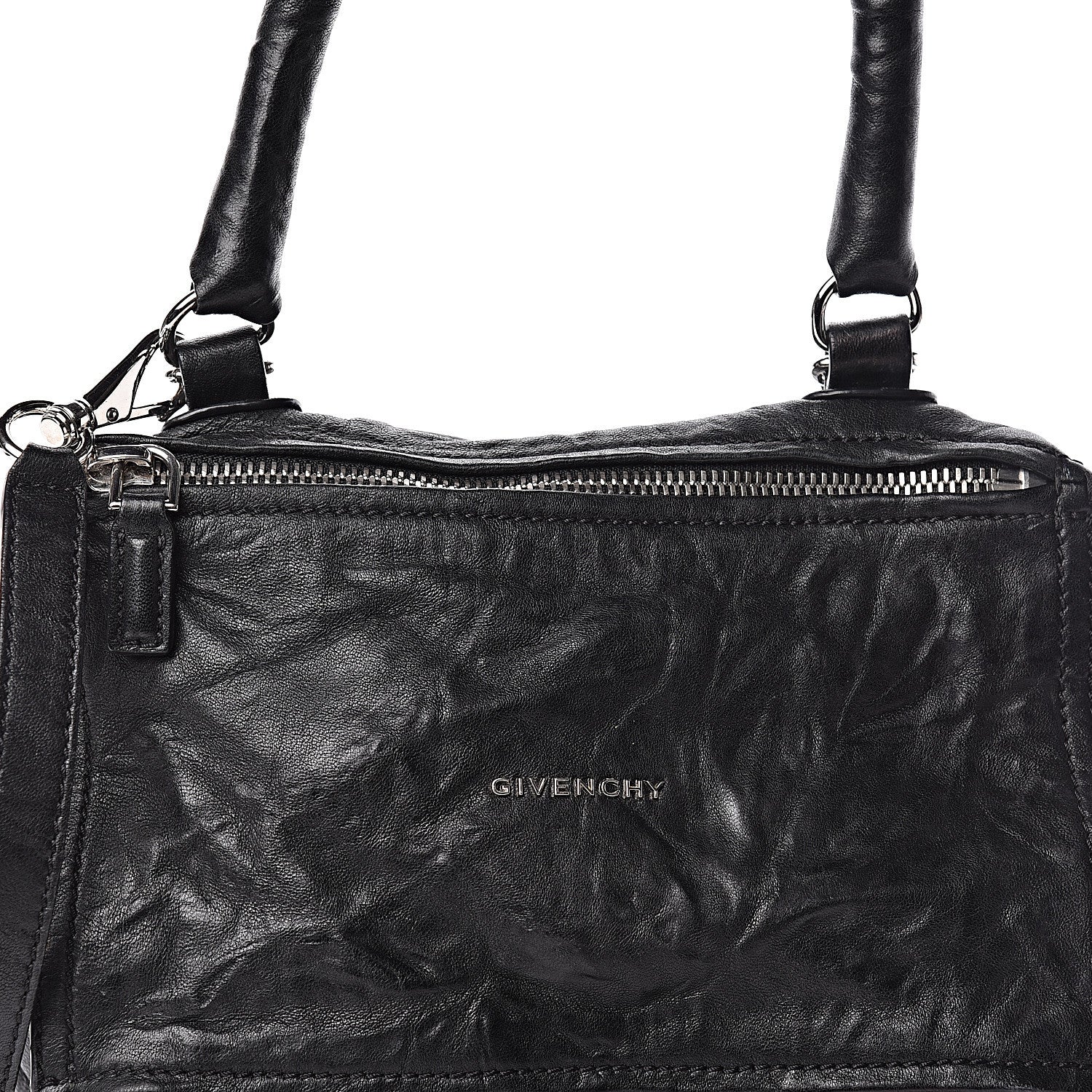 Givenchy Tumbled Sheepskin Small Pandora Black 8 of 10