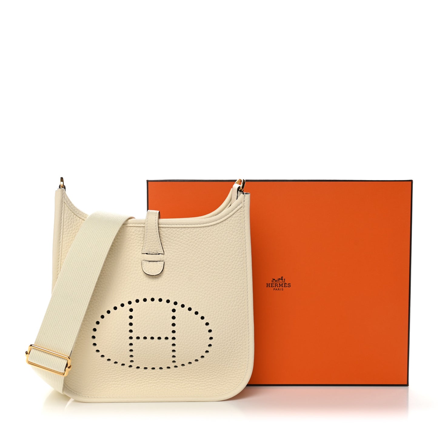Taurillon Clemence Evelyne 23 Poche III Cream