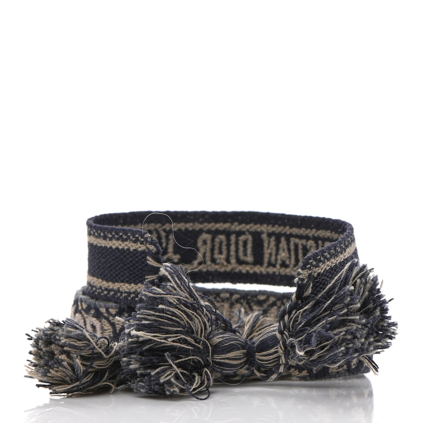 Woven Cotton J'Adior Friendship Bracelet Set Navy