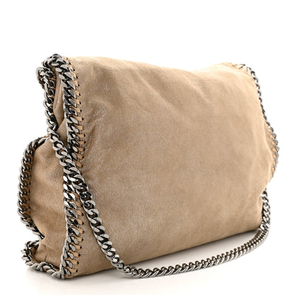 Stella McCartney Shaggy Deer Falabella Fold Over Tote Taupe 3 of 10