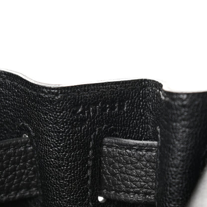 Hermes Togo Kelly Retourne 28 Black 5 of 8