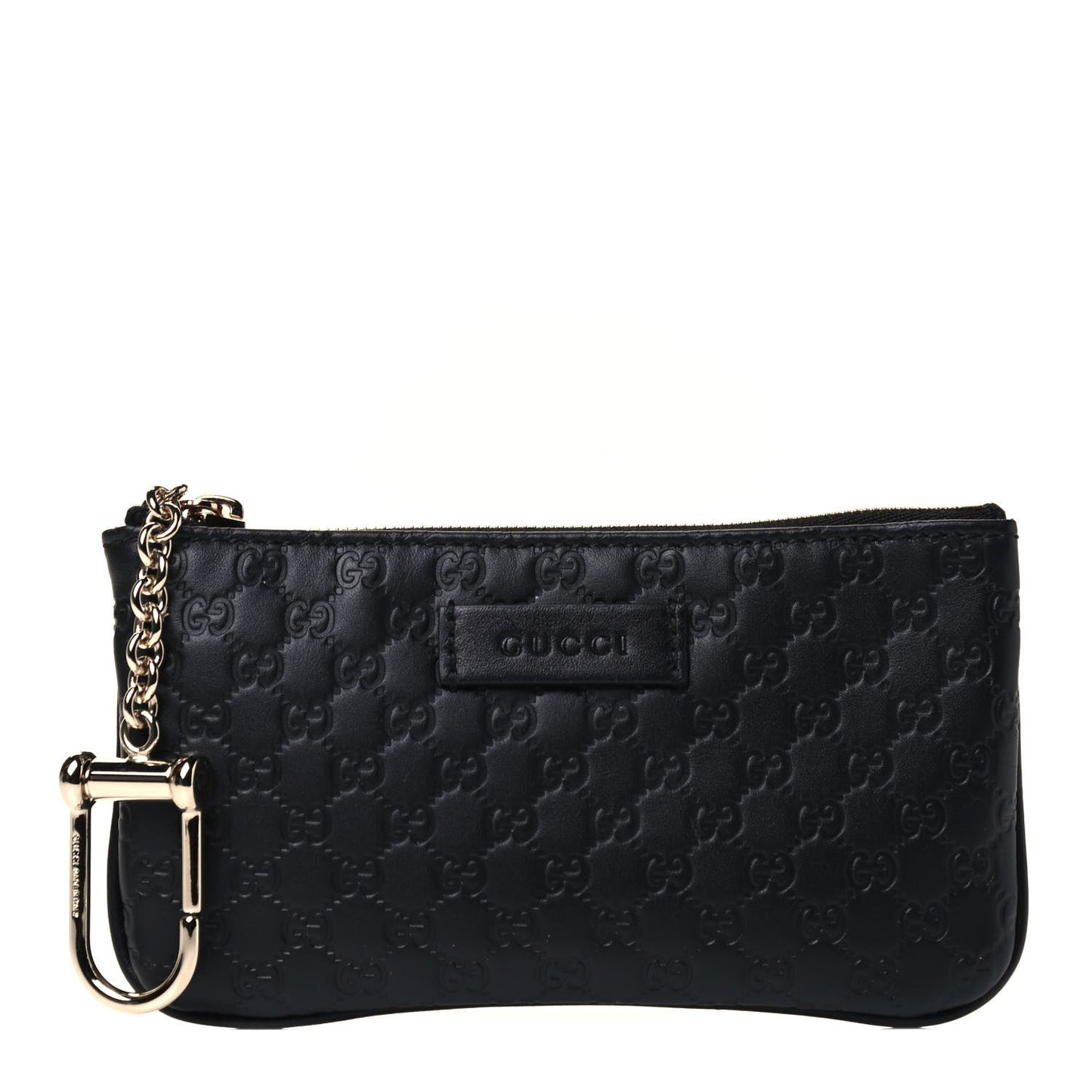 Microguccissima Key Ring Coin Case Black