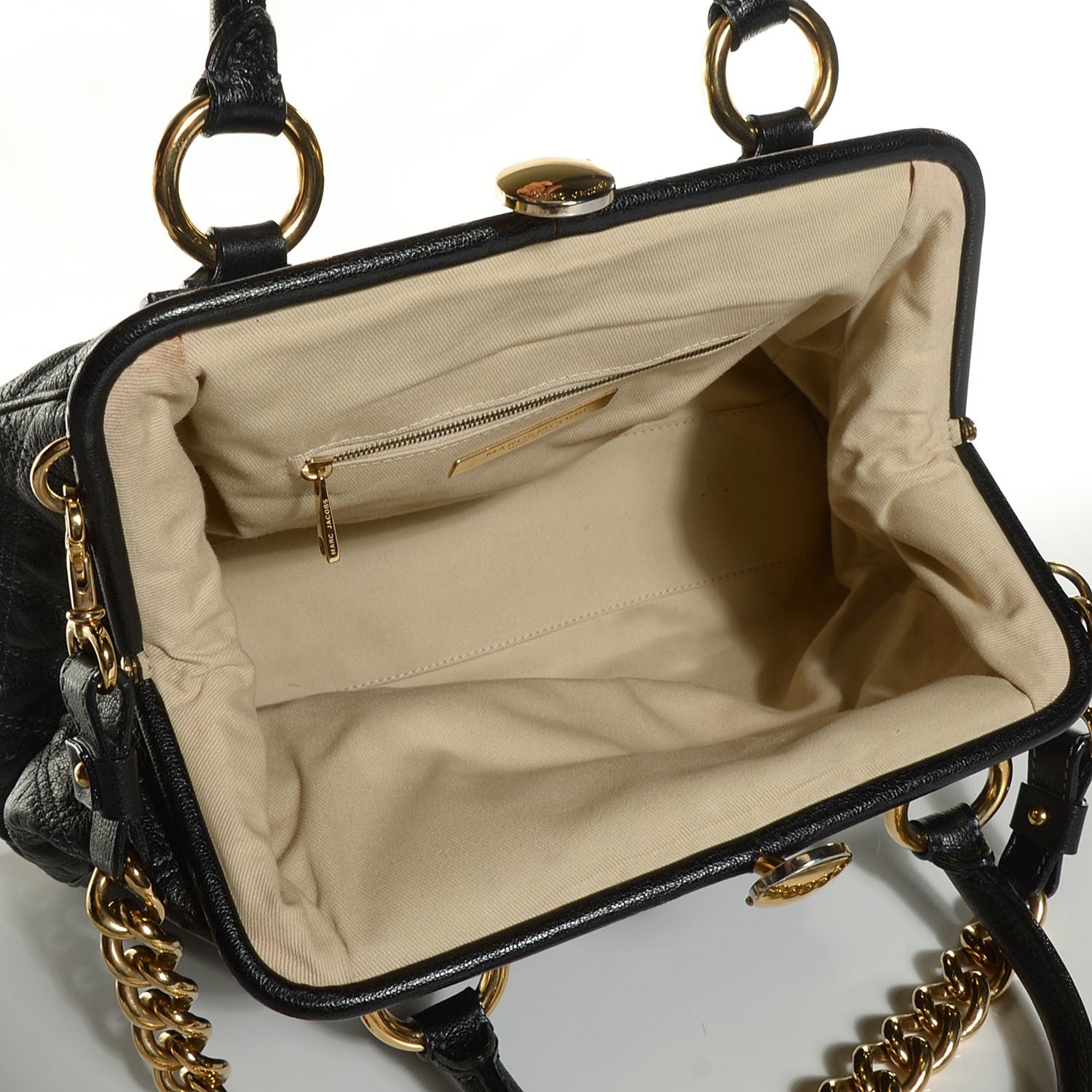 Marc Jacobs Calfskin Quilted Stam Black 5 of 7