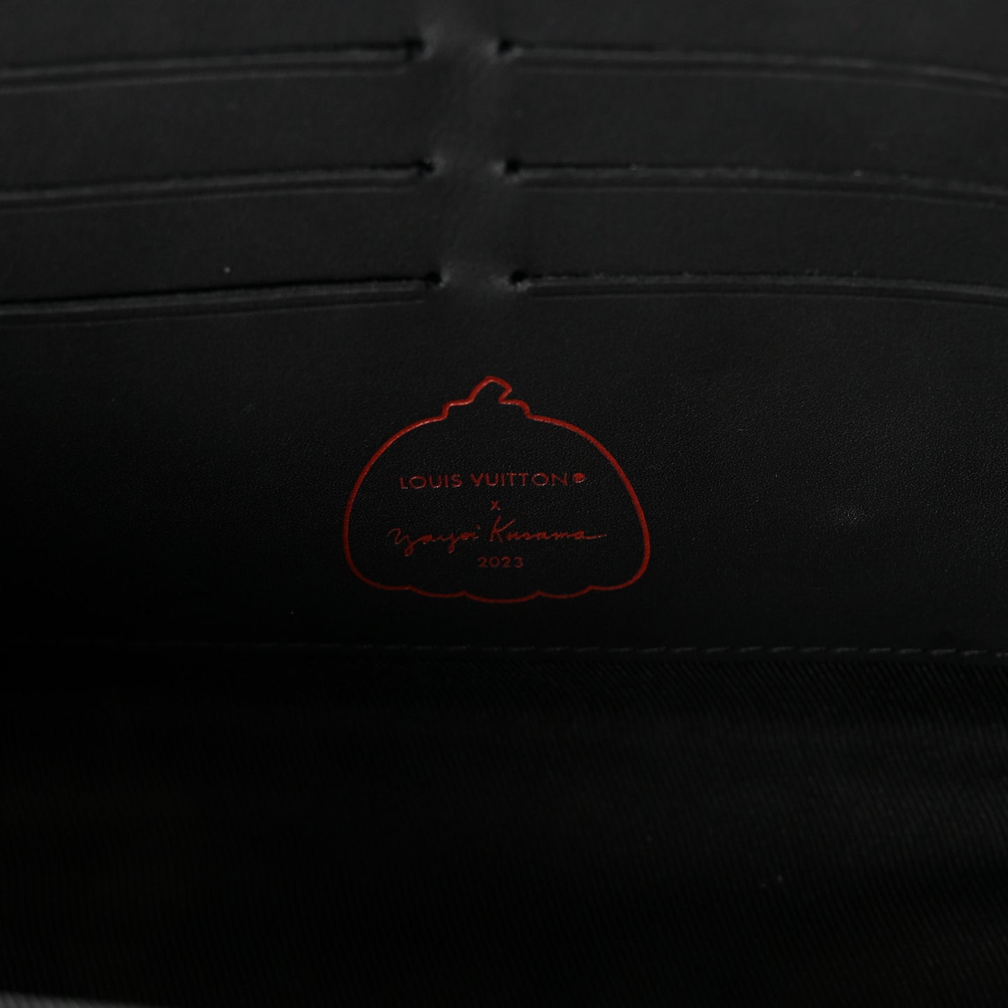 LV X YK Taurillon Monogram Soft Trunk Wallet Black Red