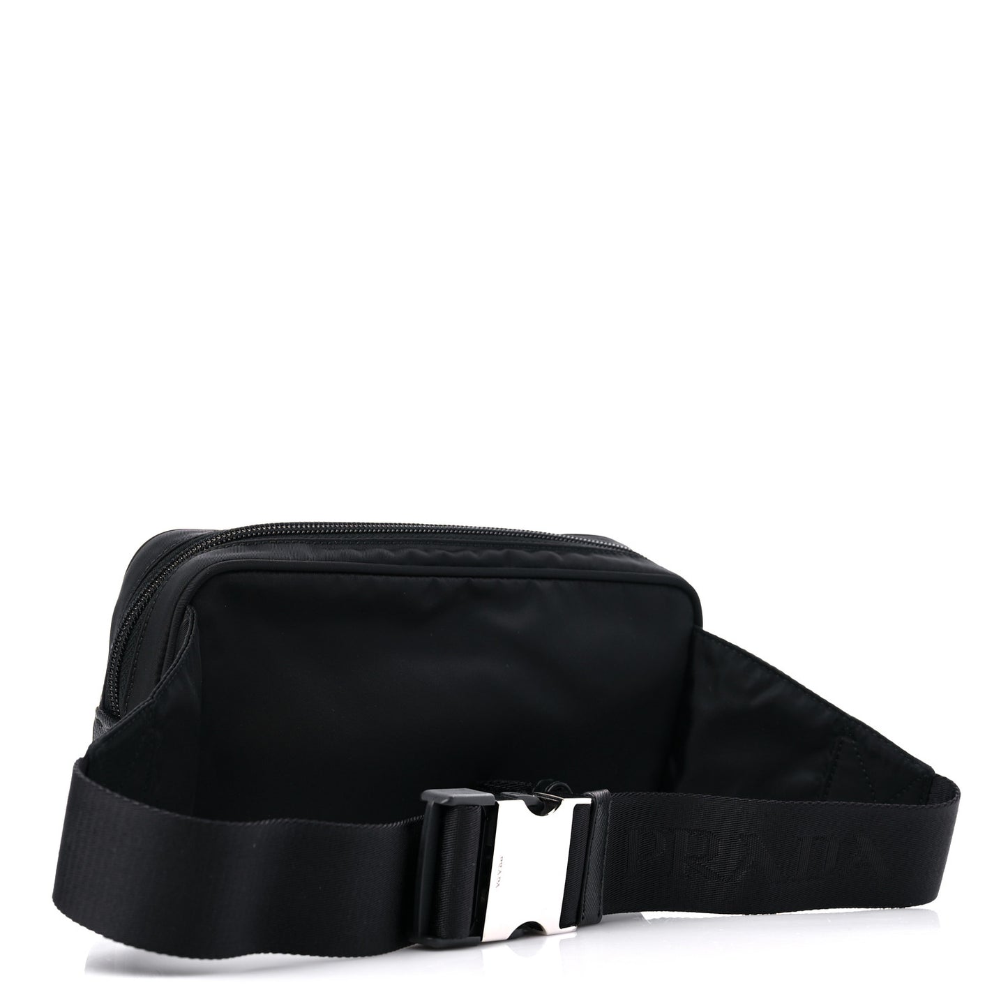 Re-Nylon Saffiano Belt Bag Black