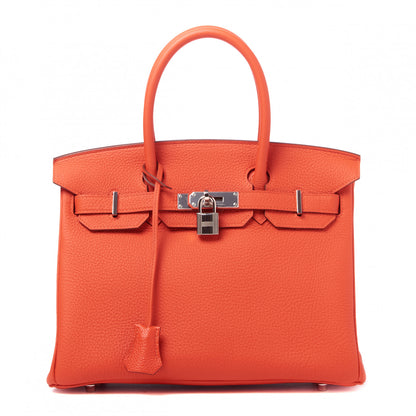 Hermes Togo Birkin 30 Capucine 1 of 31