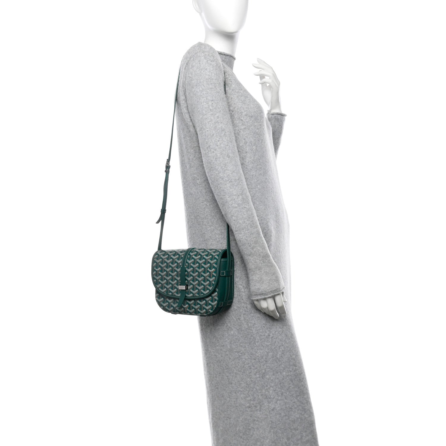 Goyard Goyardine Belvedere II PM Messenger Bag Green 2 of 12