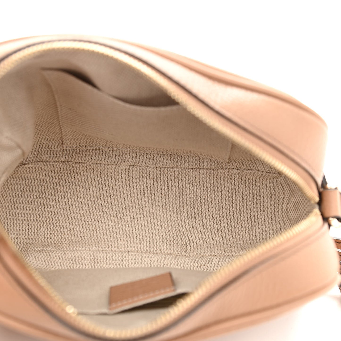 Pebbled Calfskin Small Soho Disco Bag Camelia