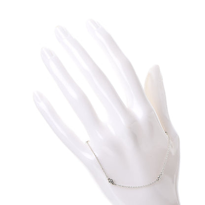 Tiffany Sterling Silver Diamond .09ct Elsa Peretti Diamonds By The Yard Bracelet 2 of 10