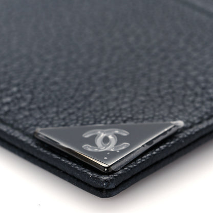 Chanel Goatskin CC Corner Card Holder Black 9 of 11