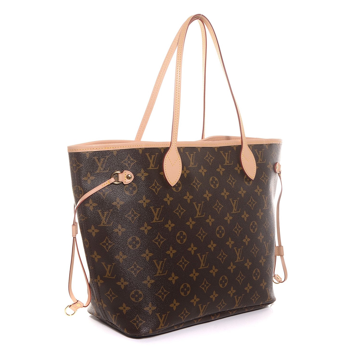 Monogram Maui V Neverfull MM Rose Ballerine