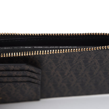 Saint Laurent Classic Toile Monogram 4 Fragments Zip Pouch Black 7 of 8