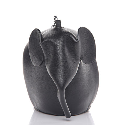 Loewe Calfskin Mini Elephant Crossbody Bag Black 3 of 8
