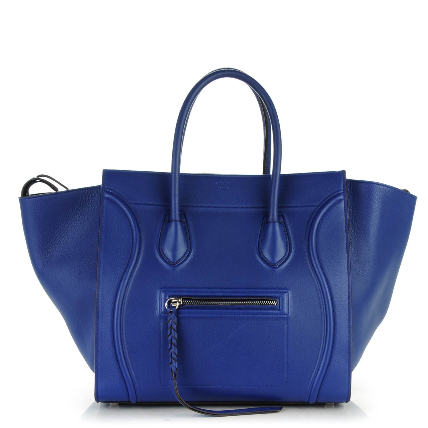 Celine Supple Calfskin Medium Phantom Luggage Indigo 1 of 8