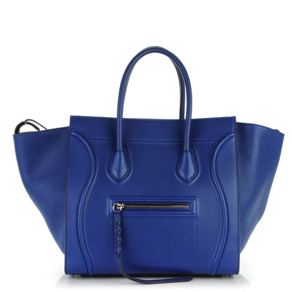 Celine Supple Calfskin Medium Phantom Luggage Indigo 1 of 8