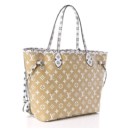 Louis Vuitton Monogram Giant Neverfull MM Kaki 4 of 12