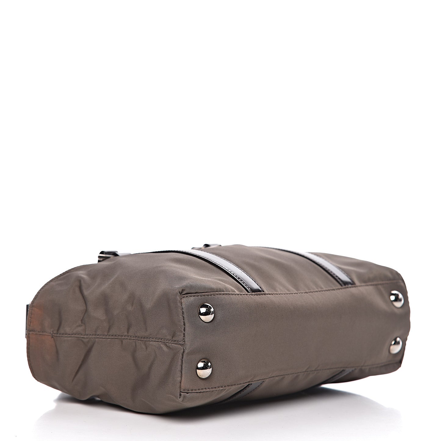 Tessuto Nylon Spazzolato Tote Brown