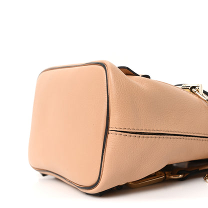 Chloe Suede Calfskin Mini Faye Backpack Blush Nude 10 of 10
