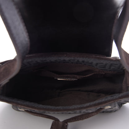 Fendi Zucchino Suede Baguette Brown 5 of 8