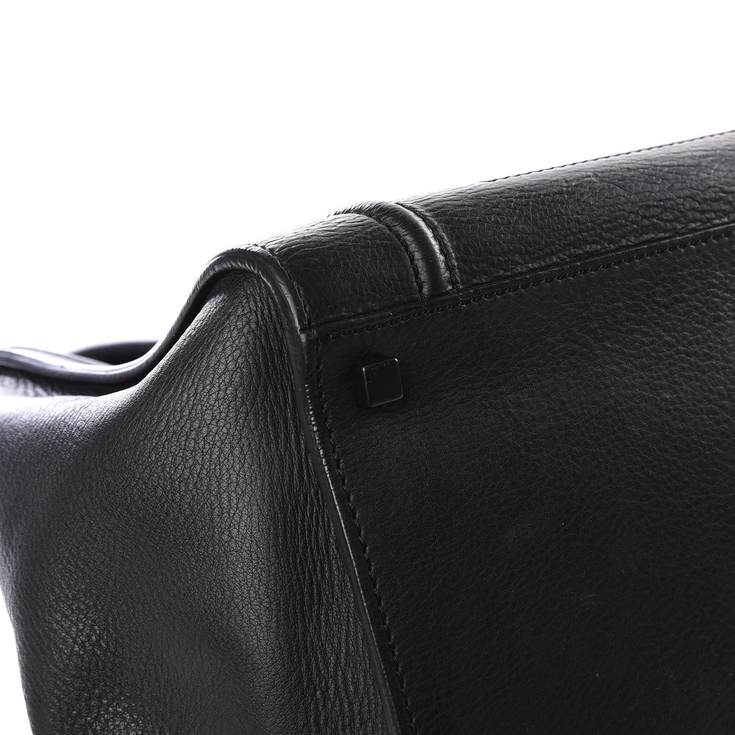 Supple Calfskin Medium Phantom Luggage Black