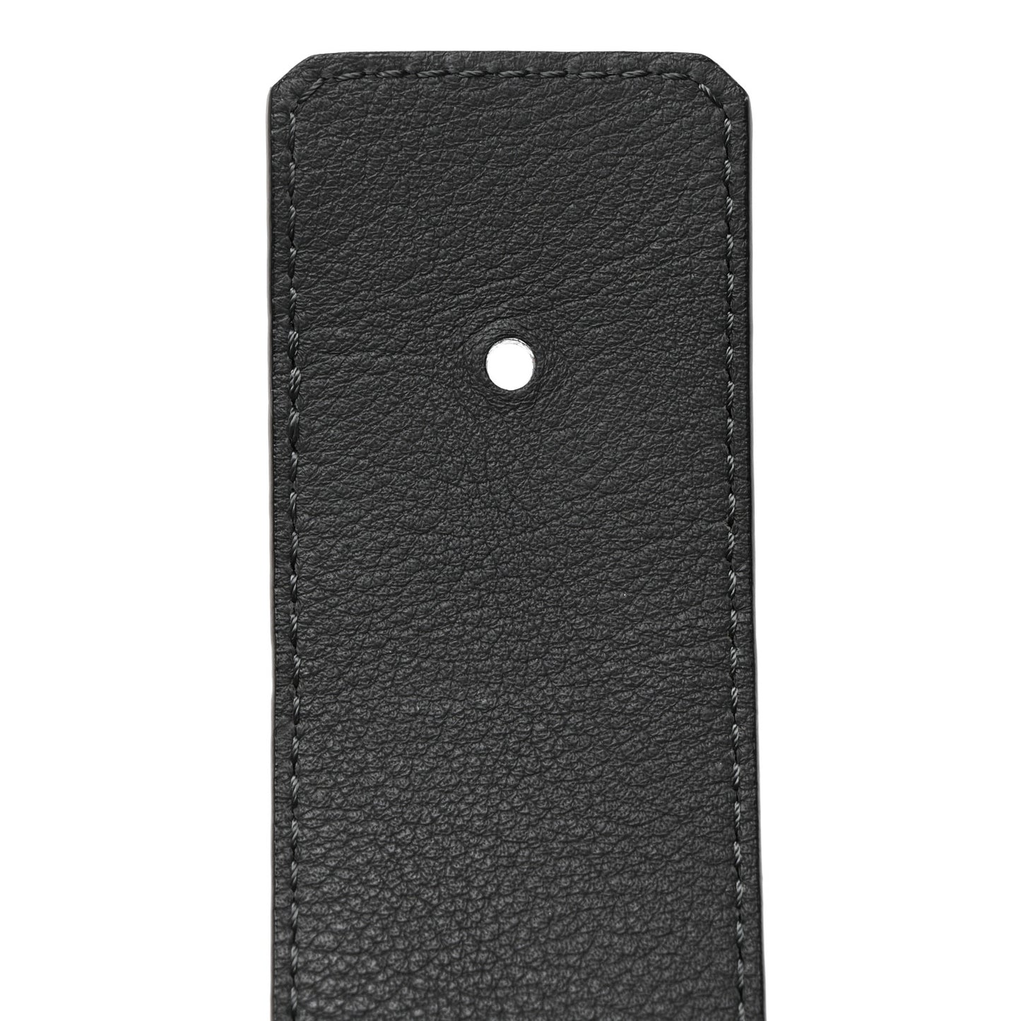 Calfskin 40mm LV Optic Reversible Belt 100 40 Black Anthracite Gray