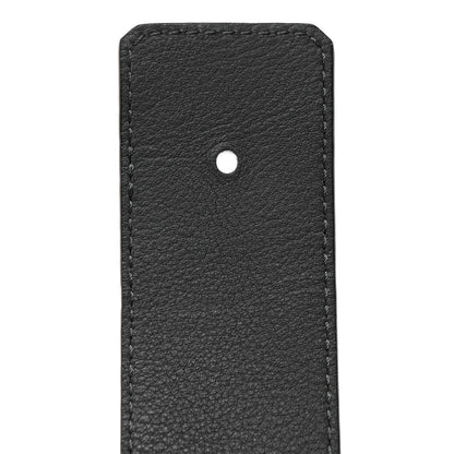 Louis Vuitton Calfskin 40mm LV Optic Reversible Belt 100 40 Black Anthracite Gray 6 of 9