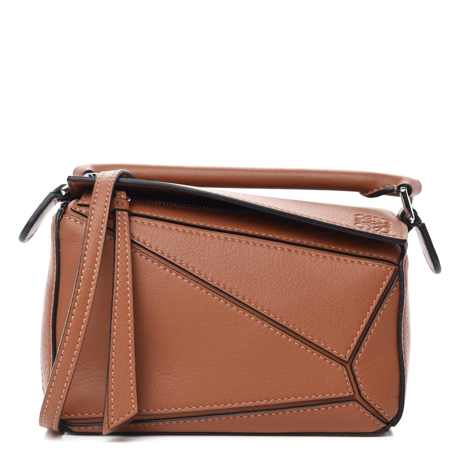 Loewe Calfskin Mini Puzzle Bag Tan 1 of 10