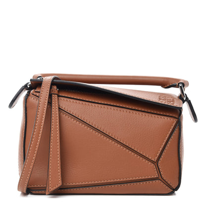 Loewe Calfskin Mini Puzzle Bag Tan 1 of 10