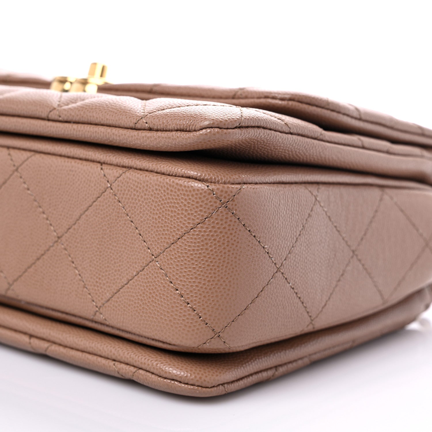 Chanel Caviar Quilted Coco First Flap Beige 9 of 11