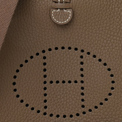 Hermes Taurillon Clemence Evelyne TPM Etoupe 8 of 11