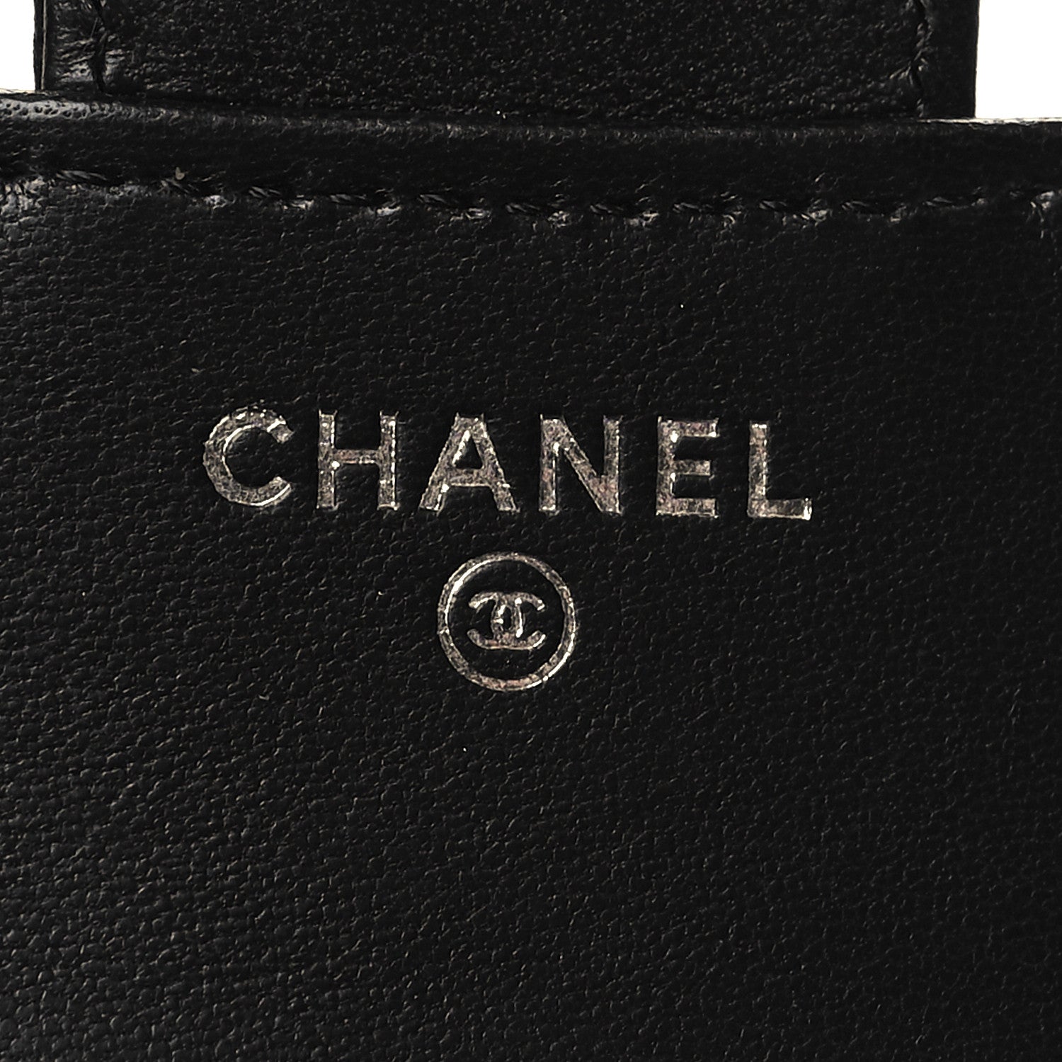 Chanel Lambskin Quilted Compact Flap Wallet Black 6 of 10