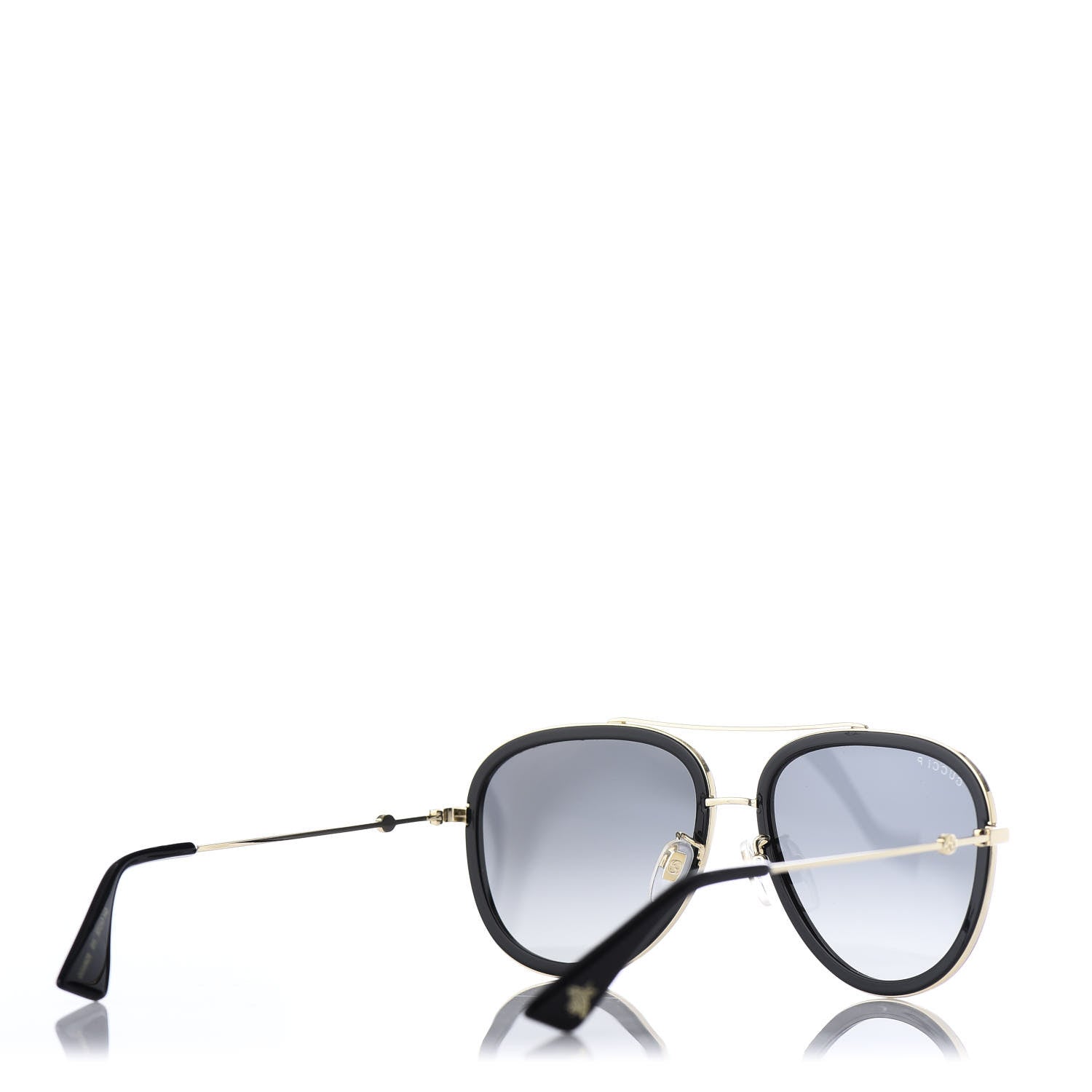 Gucci Aviator Sunglasses GG0062S Black Gold 4 of 8