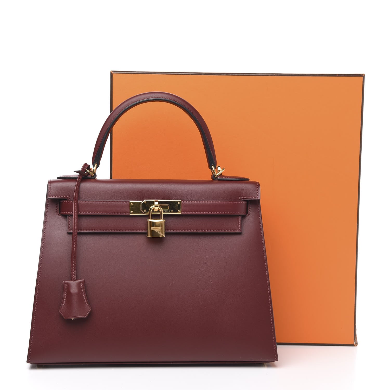 Hermes Sombrero Kelly Sellier 28 Rouge H 10 of 10