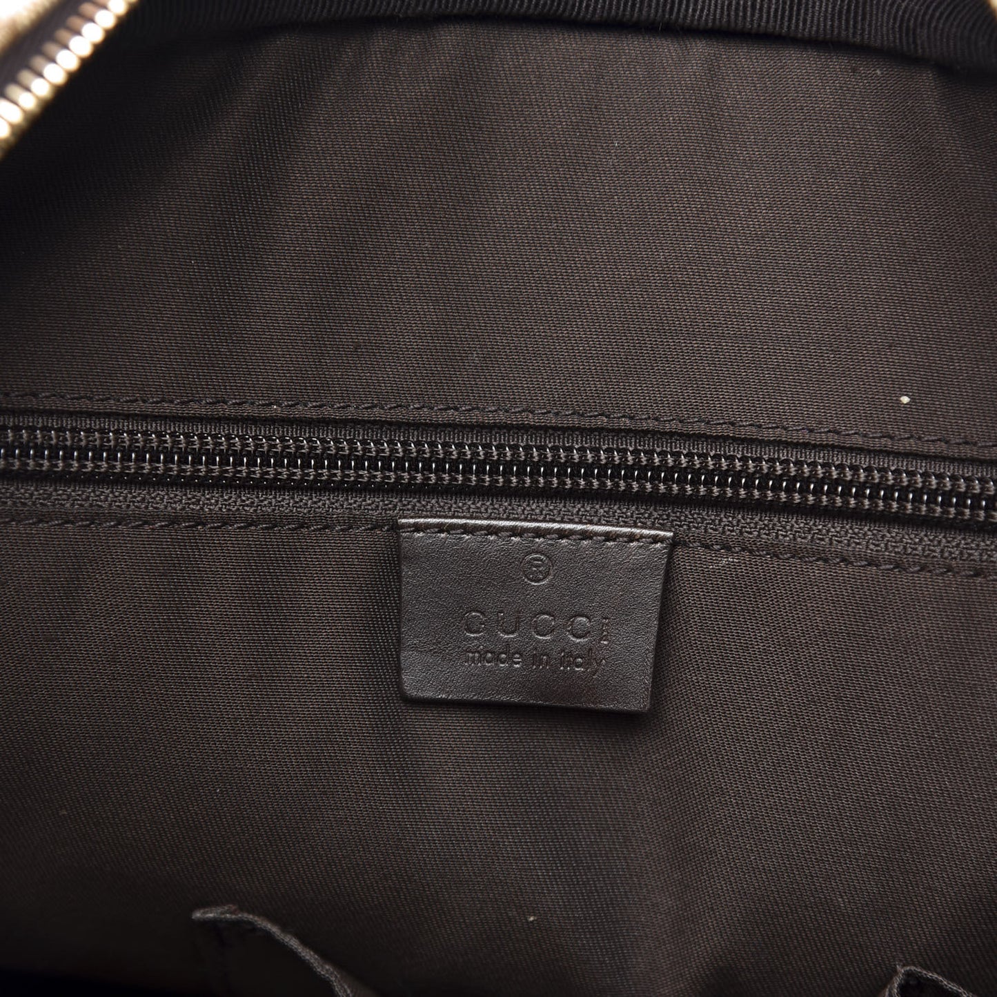 Monogram Web Briefcase Dark Brown