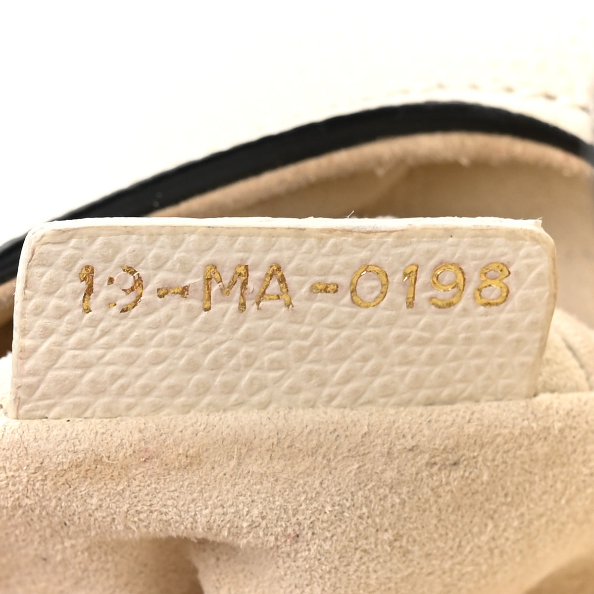 Christian Dior Grained Calfskin Mini Saddle Bag White 7 of 12