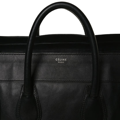Celine Smooth Calfskin Medium Phantom Luggage Black 7 of 18