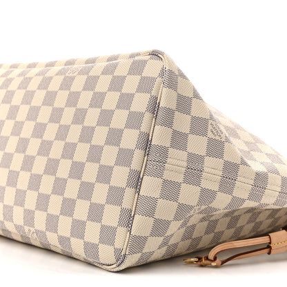 Louis Vuitton Damier Azur Neo Neverfull GM Rose Ballerine 10 of 14
