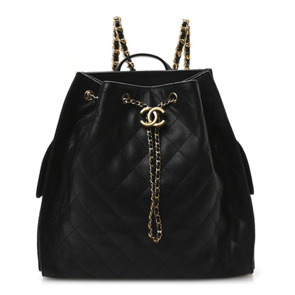 Chanel Caviar Quilted Large Chanel 25 Backpack Black 1 of 11