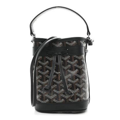 Goyard Goyardine Petit Flot Mini Bucket Bag Black 1 of 10