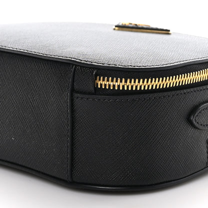 Prada Saffiano Lux Odette Crossbody Black 9 of 9
