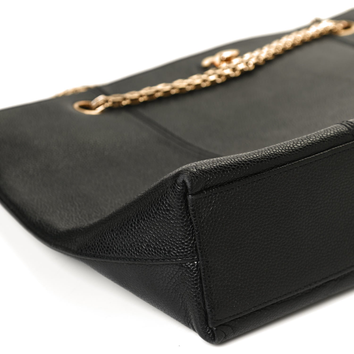 Chanel Caviar CC Shopping Tote Black 11 of 11