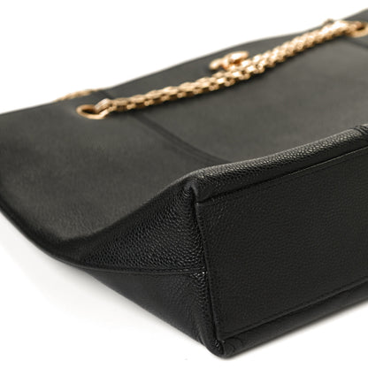 Chanel Caviar CC Shopping Tote Black 11 of 11
