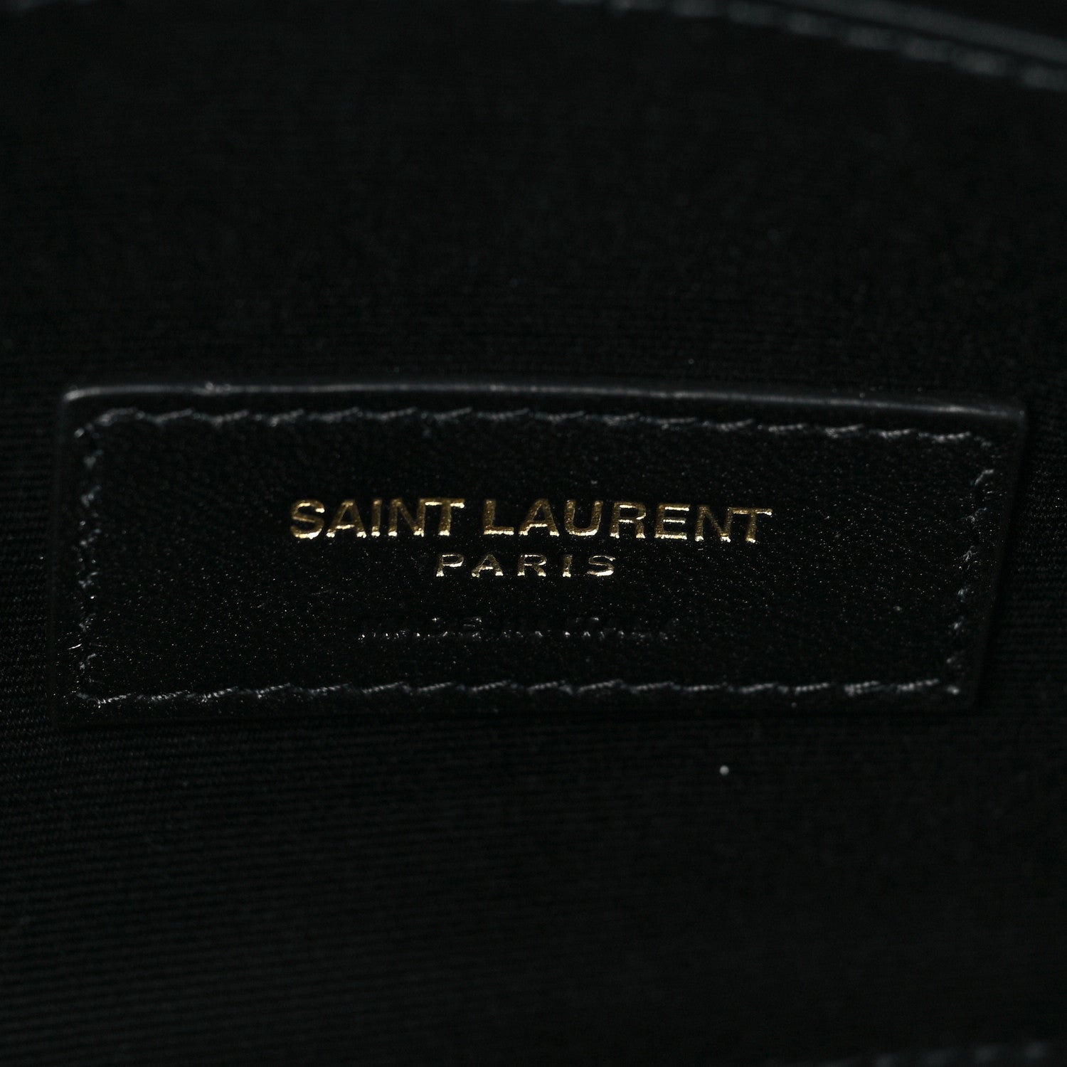 Saint Laurent Lambskin Heart Embossed Monogram Bill Pouch Vintage Cognac 6 of 7