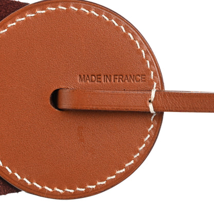 Hermes Vache Hunter Milo Lambskin Paddock Flot Bag Charm Rose Shocking Rouge H Rose Jaipur 3 of 4
