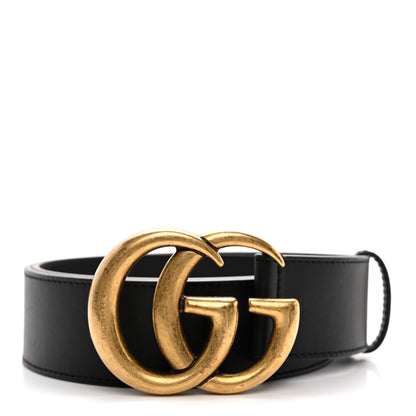 Gucci Calfskin Double G 40mm Belt 75 30 Black 1 of 6