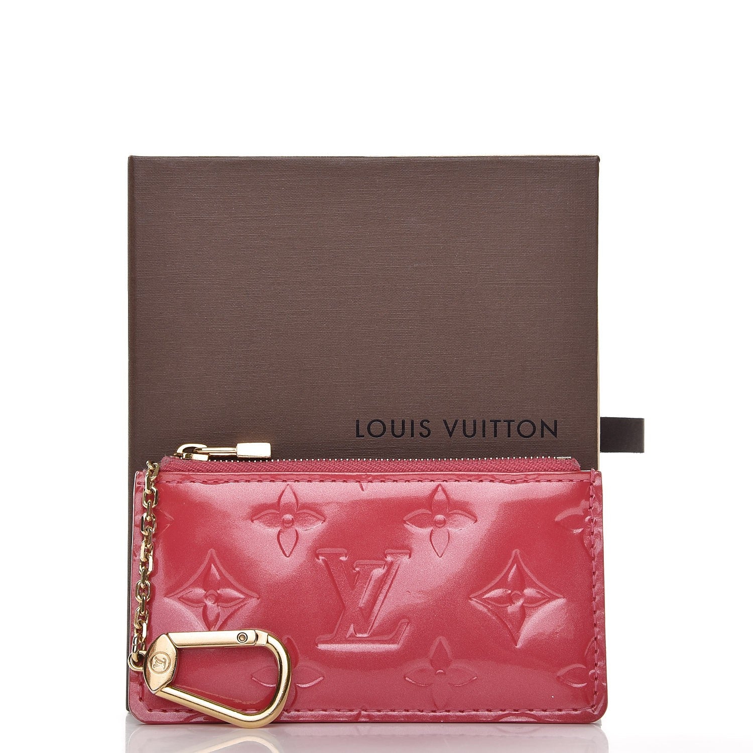 Louis Vuitton Vernis Key Pouch Framboise 8 of 8