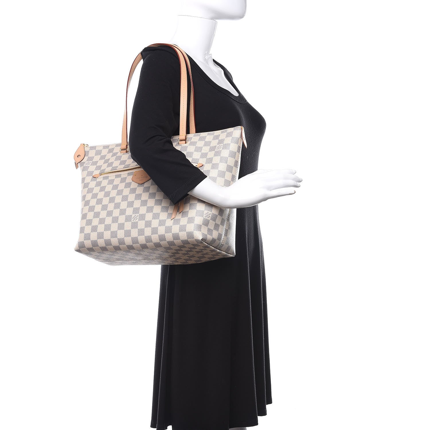 Louis Vuitton Damier Azur Iena MM 2 of 10