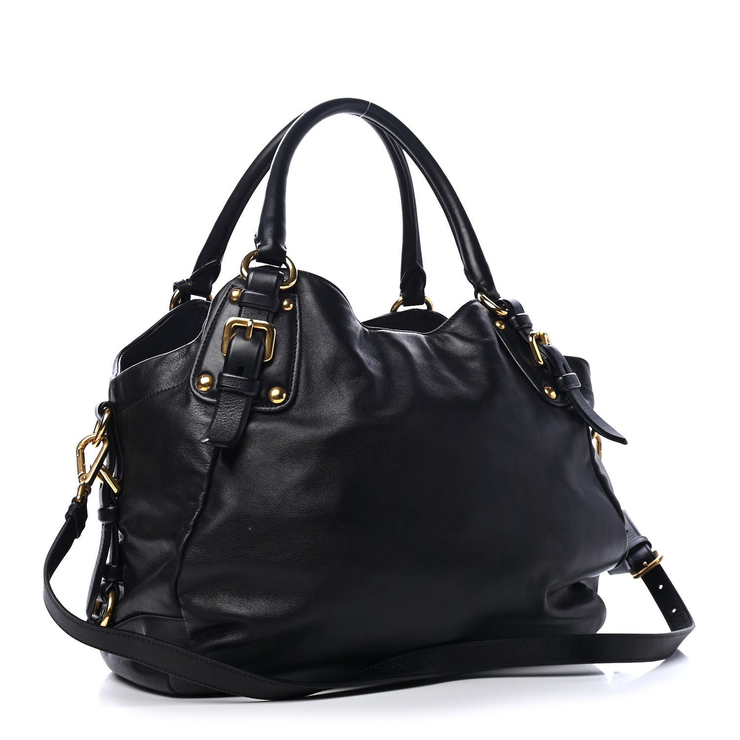 Soft Calf Tote Black