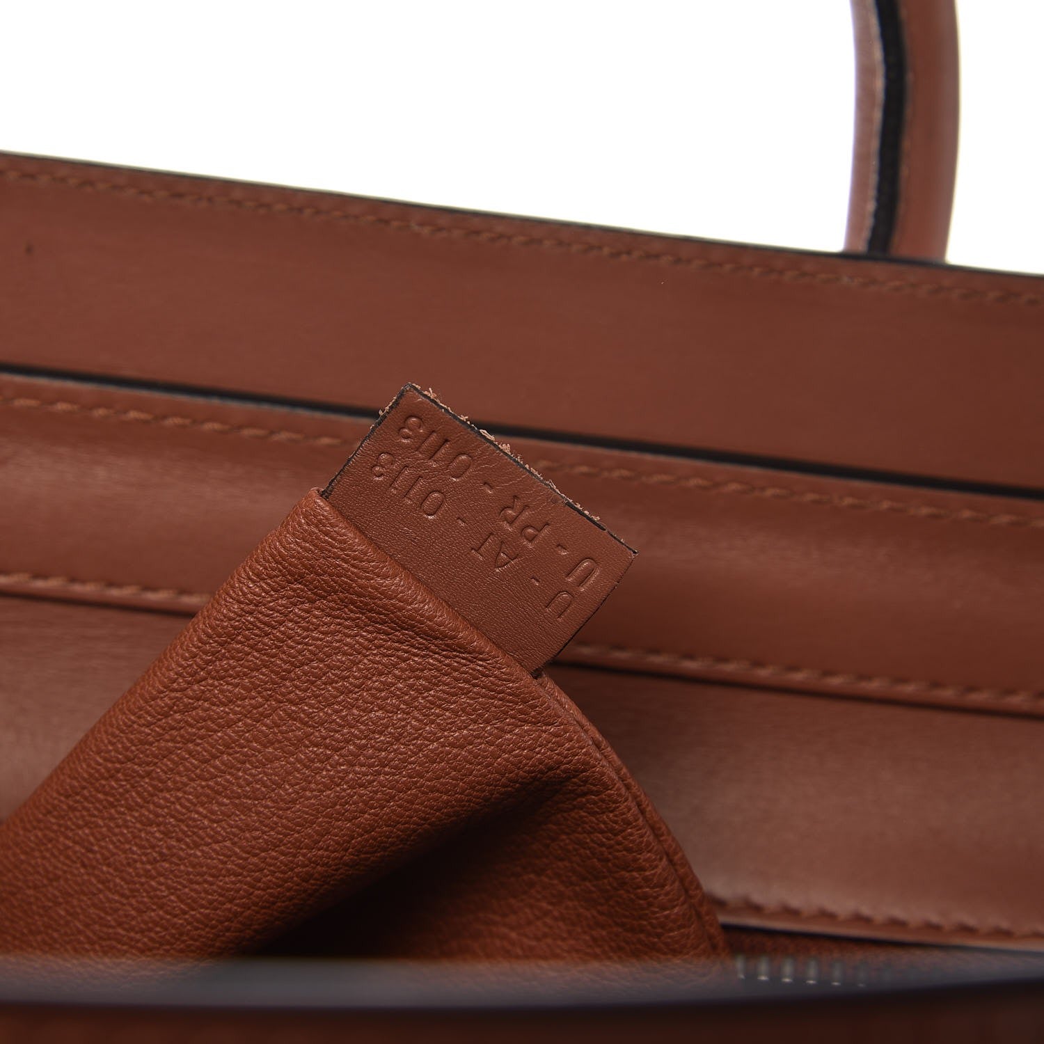 Celine Smooth Calfskin Mini Luggage Sienna 6 of 12